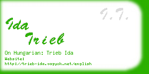 ida trieb business card